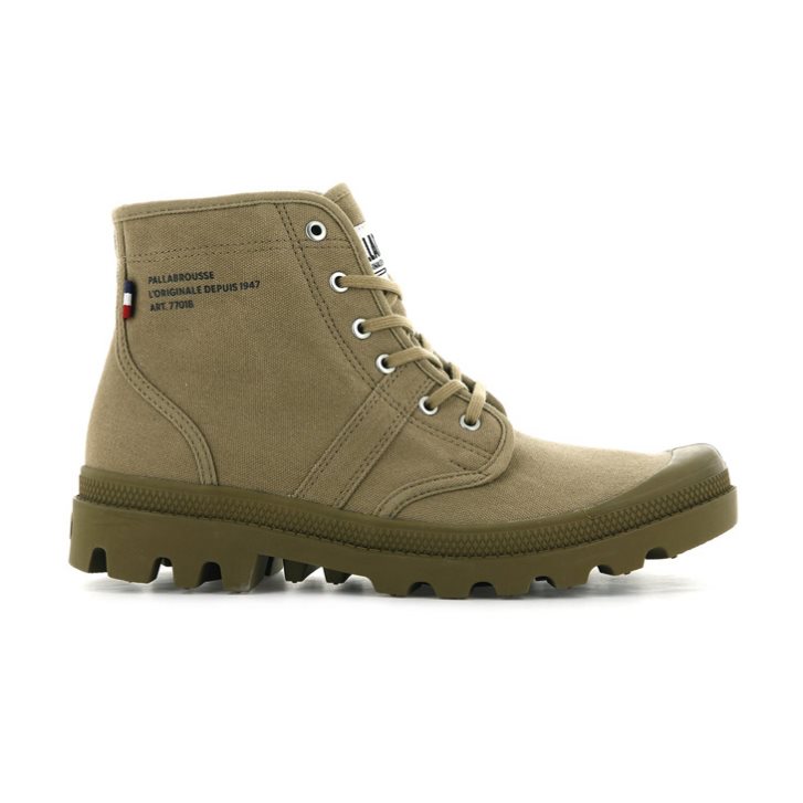 Bottes Palladium Pallabrousse Legion Femme Vert Olive | FR WDC543J